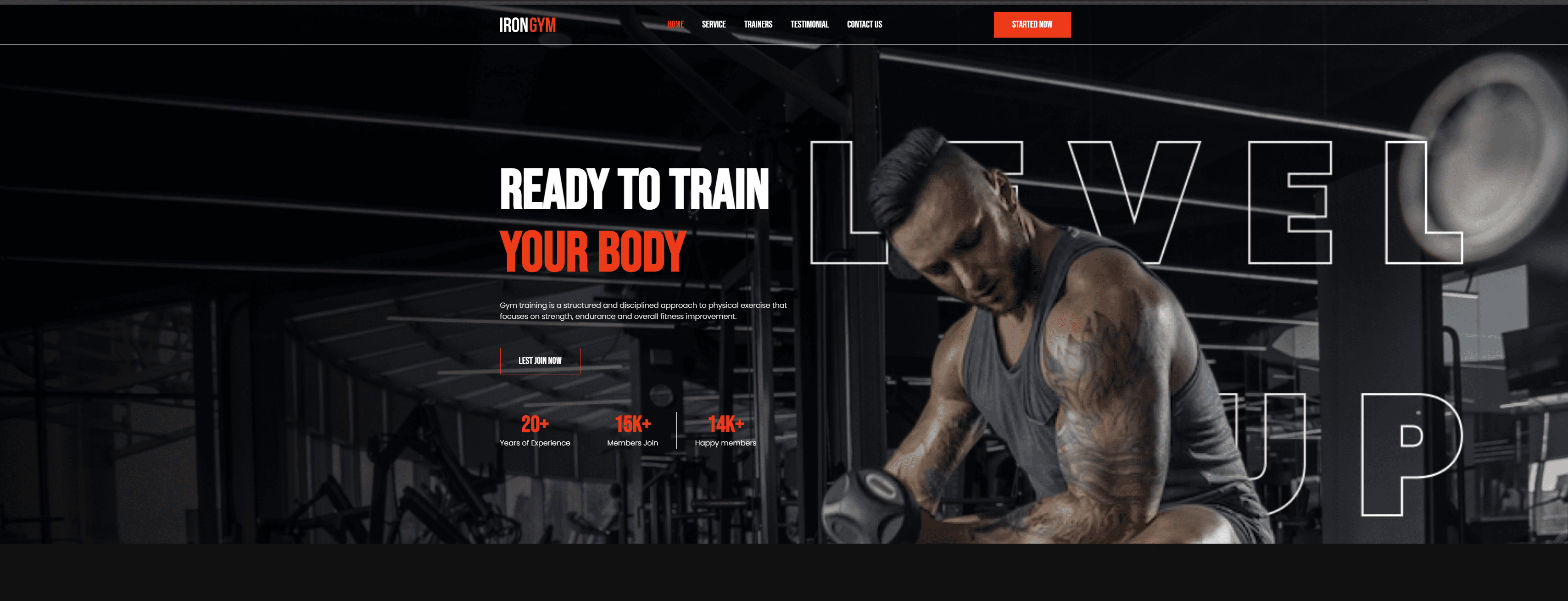 Imagem do projeto Iron GYM